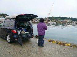 江井　投げ釣りで良型キスを求めて釣行☆