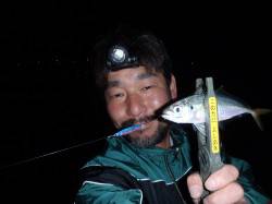 淀川河口でアジング、ワンキャストワンヒット…