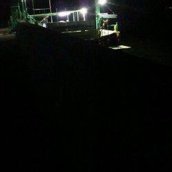 武庫川河口でアオイソメでハネ狙い １投ごとにアタリ♪