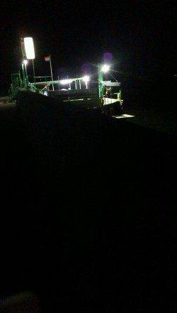 武庫川河口でアオイソメでハネ狙い １投ごとにアタリ♪