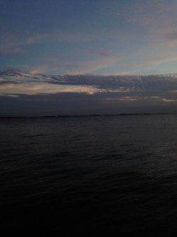 西宮浜、ワーム引きづりタチウオ指2.5本