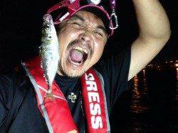 大阪南港、アジングでアジ35匹！！