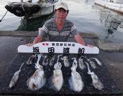 黒島の磯でのヤエン釣り　アオリイカ～0.7…