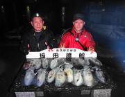 半夜～夜釣りのエギング☆二人でアオリ0.3…