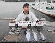 黒島の筏・磯 ヤエンでアオリイカ