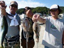 工場裏でのヤエン釣果　〜小アオリ6ハイ〜