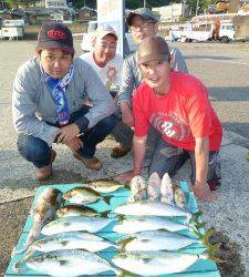 沖一文字内向き、ヤエンでアオリ、他の釣りでも好釣果☆