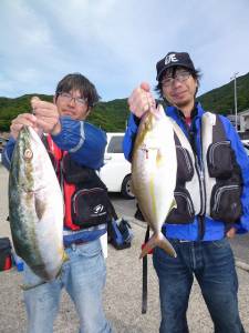 神谷沖一文字でメジロ・シオ　飲ませ釣り釣果…