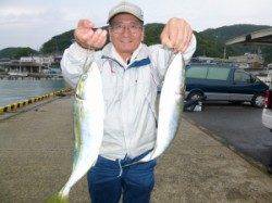 神谷一文字　のませはハマチ＆ヒラスズキの釣果