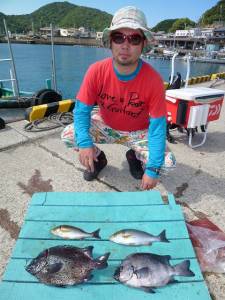 神谷沖一文字内向き、ぶっこみでイシダイ・イ…