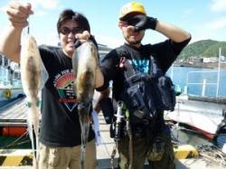 工場裏、ヤエン・エギングでアオリの釣果