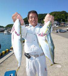 神谷沖一文字　のませでハマチ48cm