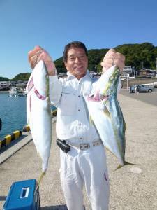 神谷沖一文字　のませでハマチ48cm