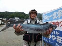 沖一文字★飲ませ釣りでサワラ70cm★