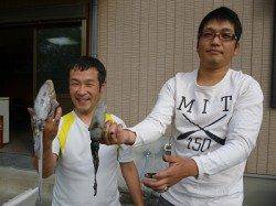 【4日】湯浅の磯でアオリイカ大漁です♪