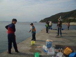 お手軽なサビキ釣りとサヨリを狙って岩見の波止へ