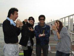 尼崎市魚つり公園、小さなチヌは活性ヨシ