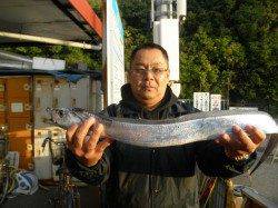 アナゴがわいています♪ 大阪南港魚つり園