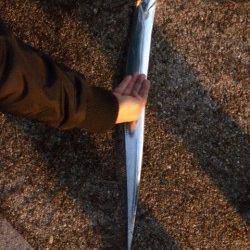 舞洲でワインド　中層をスローリトリーブで良型タチウオ