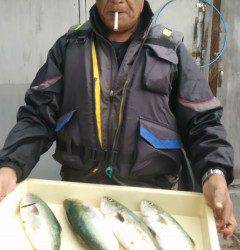 一文字で飲ませ釣り！青物好釣〜♪