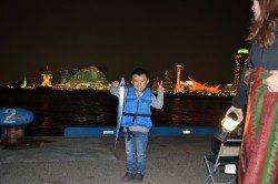 お子様が初めてのウキ釣りで今季初太刀魚ゲット～♪