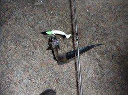 南芦屋浜でタチウオワインド、底でヒット！