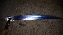 汐見埠頭でワインド　強い風の中タチウオの釣…