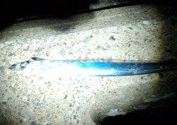 指４本の良型タチウオ　助松埠頭でワインド