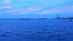 尼崎フェニックスで太刀魚狙い、掛かったのはシーバス♪