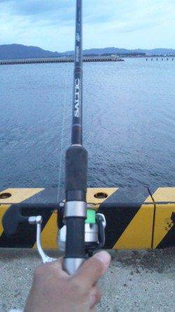 南塩谷でワインド、何とか一匹釣ることが出来ました！