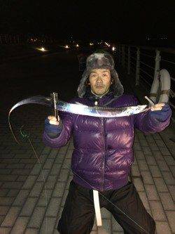 大阪南港でタチウオワインド