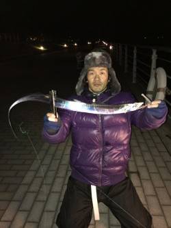 大阪南港でタチウオワインド