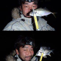 淀川河口でアジングゲーム！風強いです…