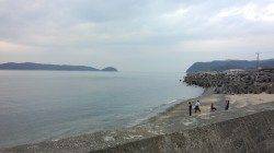 夕マヅメ狙いで加太大波止へエギング釣行