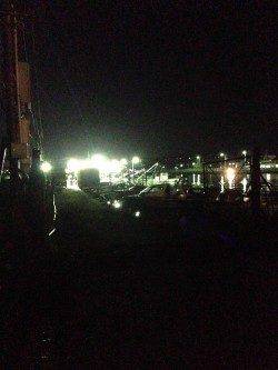 深日漁港、夕方からのアジング釣果