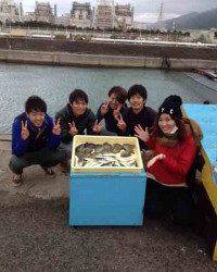 和歌山マリーナシティでファミリーフィシング♪アジにカワハギ他