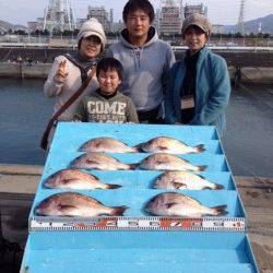 マリーナシティ海釣り公園　マダイ・ブリ・メジロ楽しめる