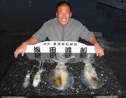 ヤエンでアオリイカ1.3kg