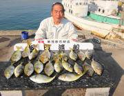 酒かすでアイゴ大漁！黒島の磯での釣果