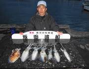 黒島の磯　エギングでアオリイカ6パイ