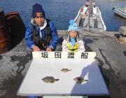 アサリを使って筏にカワハギ釣り★