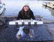 ヤエンでアオリイカ1.7kg！