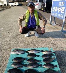 魚種多彩でした、一文字でのカゴつり釣果