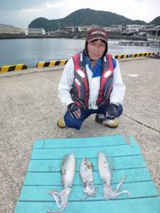 本日もアオリ釣れています！神谷一文字でヤエ…