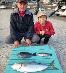 神谷沖一文字内向き、飲ませでハマチ★
