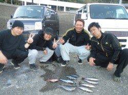 串本の磯　グカセでグレ46.6cm出た