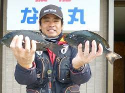 フカセで良型グレ、小グレは数釣れています♪…