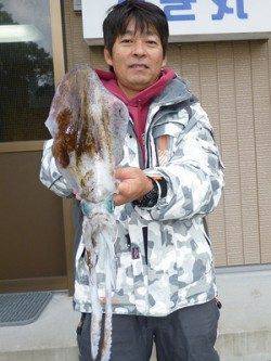 【27日】湯浅の磯でヤエン釣り　アオリ☆キロOver☆