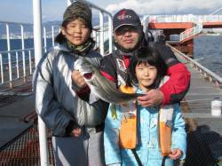 【昼から雪が】エビ撒きでハネ・サビキでコノ…