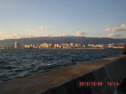 西宮浜　釣り納めに居残りタチウオを狙ってワインド釣行